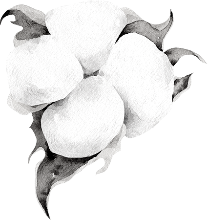watercolor cotton